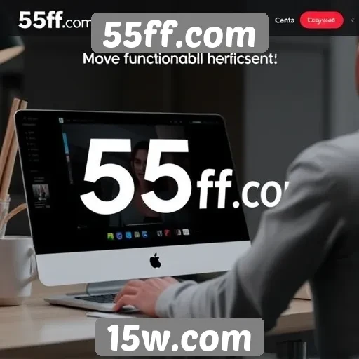 Exploração das funcionalidades do site 55ff.com