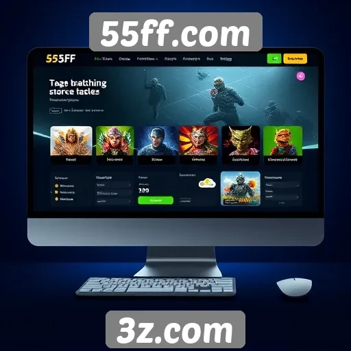 Análise da interface do usuário no 55ff.com